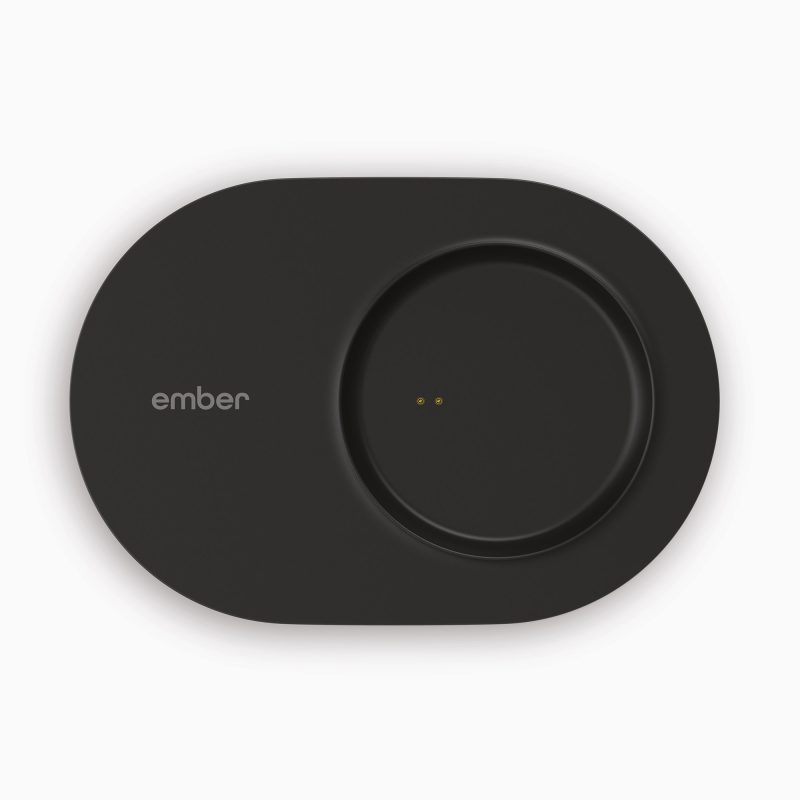 ember TM19 black chargingCoaster overhead